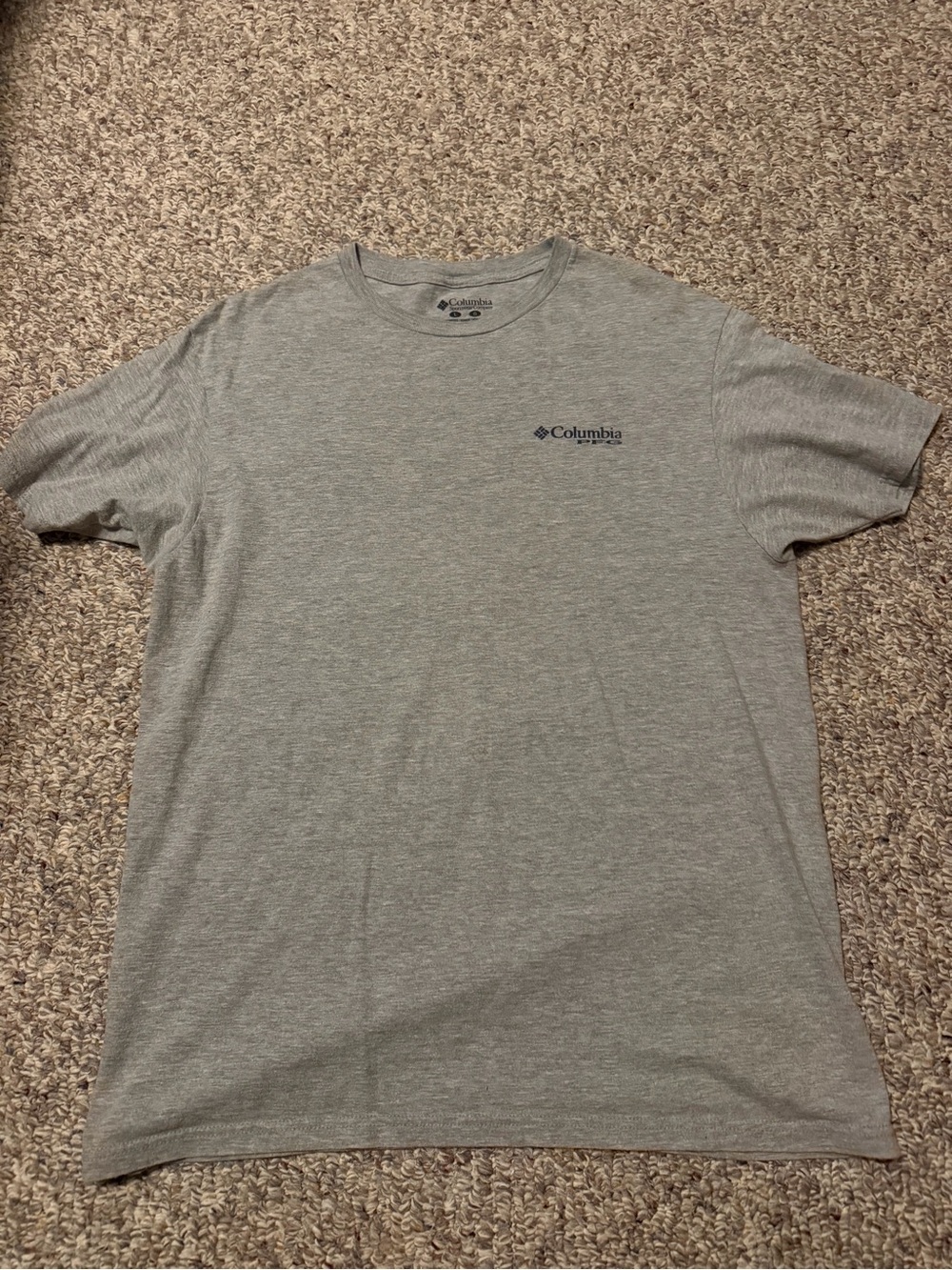 Columbia Short Sleeve Crewneck T-Shirt - Light Gray